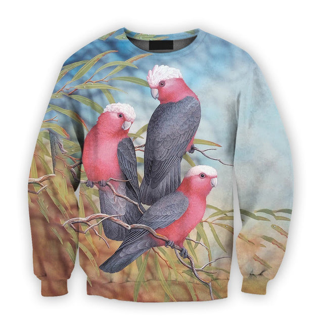 3D Printed Parrots Shirt PHL133-Apparel-PHL-Sweatshirt-S-Vibe Cosy™