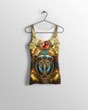 All Over Printed Egyptian Scarabs-Apparel-HbArts-Tank top-S-Vibe Cosy™