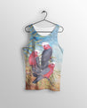 3D Printed Parrots Shirt PHL133-Apparel-PHL-Tank top-S-Vibe Cosy™