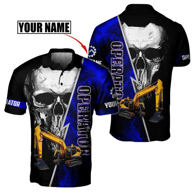 Customize Name Heavy Equipment Operator 3D All Over Printed Unisex Shirt