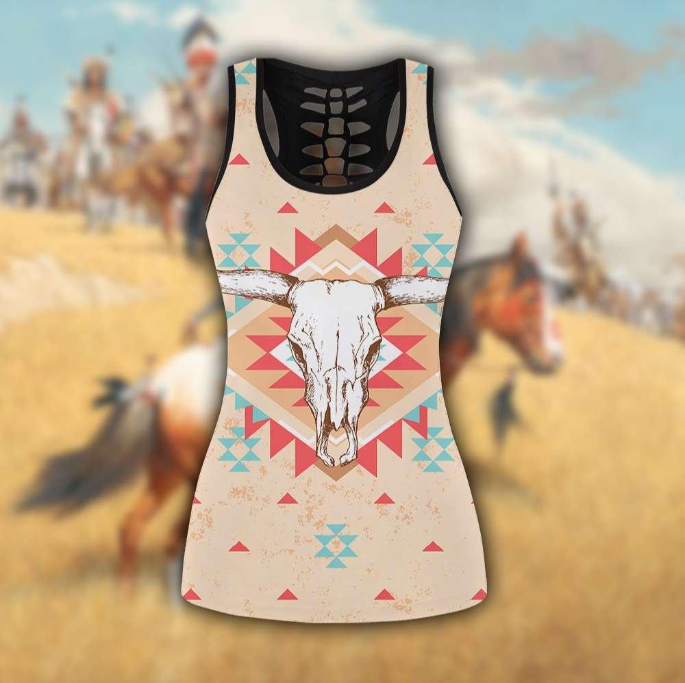Native American legging + hollow tank combo