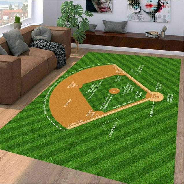 Premium Baseball Rug