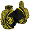 Kanaka Polynesian Tribal Hoodie - Circle Style Yellow Color - AH-ALL OVER PRINT HOODIES (P)-Phaethon-Hoodie-S-Vibe Cosy™