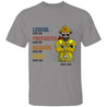 Fire Fighter, Husband, Daddy and Legend Personalized T-shirt Father's Day Gift