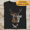 Best Buckin Papa Ever Personalized T-shirt