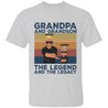 Grandpa And Grandson, The Legend And The Legacy Personalized T-Shirt, Best Gift For Grandpa And Grandson