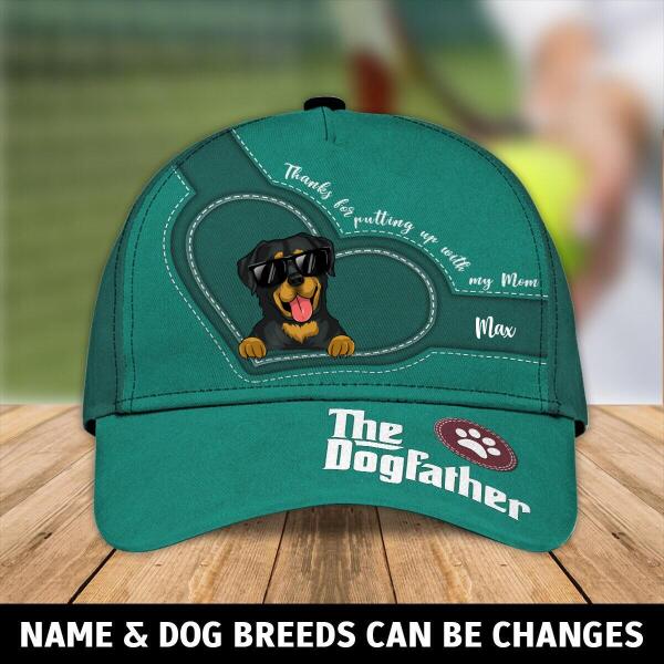 Personalized Full Print Cap Family The Dog Father 02