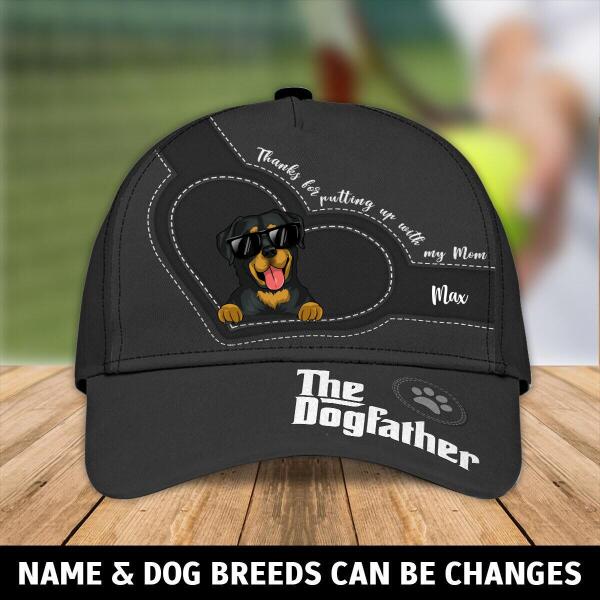 Personalized Full Print Cap Family The Dog Father 02