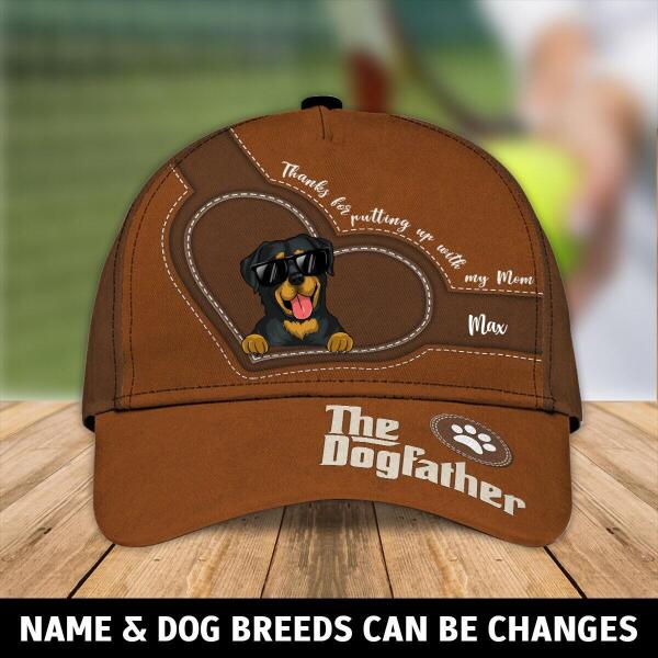 Personalized Full Print Cap Family The Dog Father 02