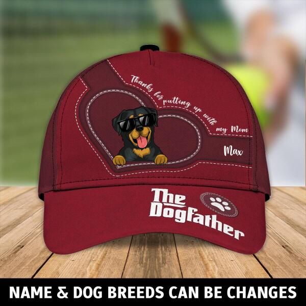 Personalized Full Print Cap Family The Dog Father 02