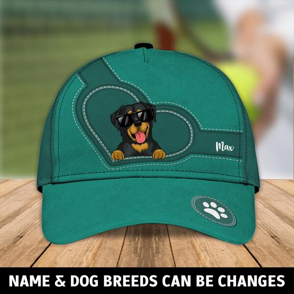 Personalized Full Print Cap Family The Dog Father 03