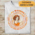 MS Warrior Strong Woman Personalized T- Shirt