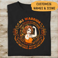 MS Warrior Strong Woman Personalized T- Shirt