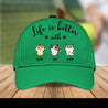 Life Is Better With Cats Personalized Cap For Cat Lovers Special Gift