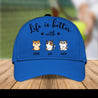 Life Is Better With Cats Personalized Cap For Cat Lovers Special Gift