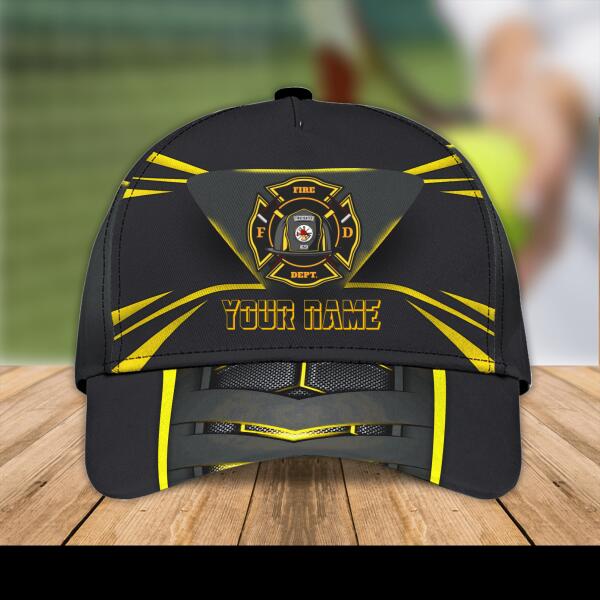 Personalized  3D Cap For FireFighter 02