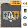 Dad Christian Veteran Man Of God Personalized T-shirt Special Gift