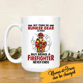 My Time In Bunker Gear Is Over But Being A Firefighter Never Ends Personalized T-shirt, Mug, Best Gifts For Firefighter