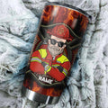 All Men Are Created Equal Then A Few Become Firefighter Personalized Tumbler, Best Gift For Firefighter