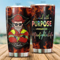 Created With A Purpose Personalized Tumbler Special Gift For Dad Papa Grandpa