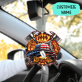 Firefighter Car Hanging Ornament On The Car Special Gift For Friends Dad Papa Grandpa