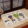 Welcome You With Love Personalized Doormat For Dog Lover Special Gift Home Decor