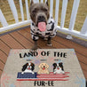 Land Of The Fur Personalized Doormat For Dog Lover Special Gift Home Decor