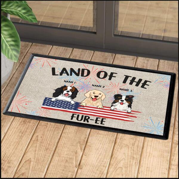 Land Of The Fur Personalized Doormat For Dog Lover Special Gift Home Decor