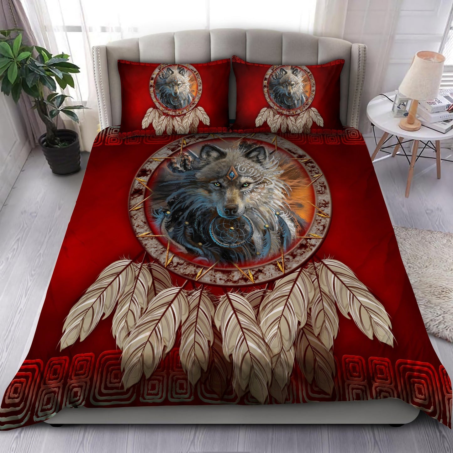 Wolf 3D All Over Printed Bedding Set