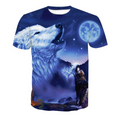 3D All Over Print Moon And wolf Hoodie-Apparel-HD09-T-Shirt-S-Vibe Cosy™