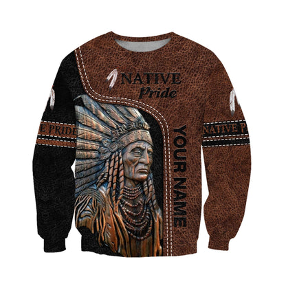 Custom Name Native American 3D All Over Printed Unisex Shirts