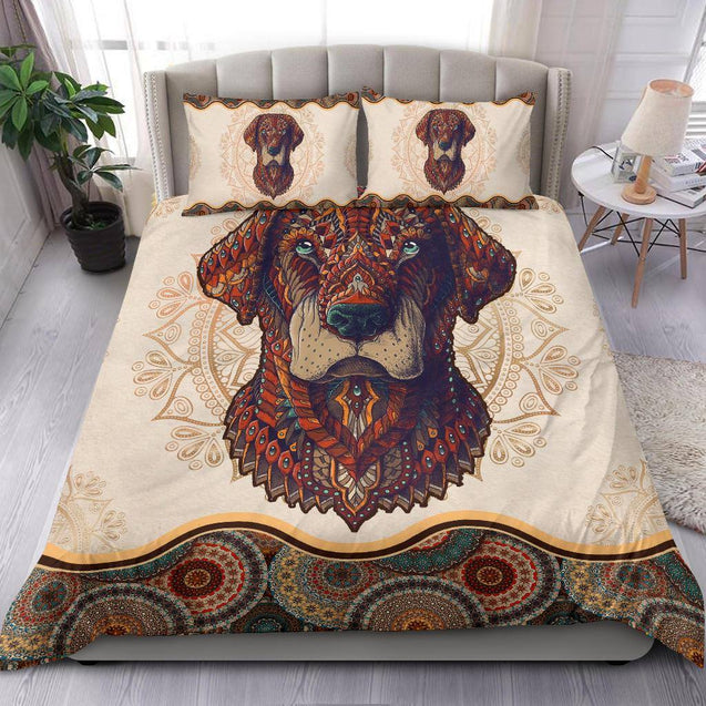 Labrador Mandala Lover Bedding Set TQH200711-BEDDING SETS-TQH-Twin-Vibe Cosy™