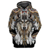 Wolf Native American 3D All Over Printed Unisex Shirt