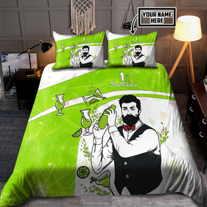 Customize Bartender 3D all over printed bedding set DA19052105