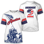 American 3D All Over Printed Unisex Shirts