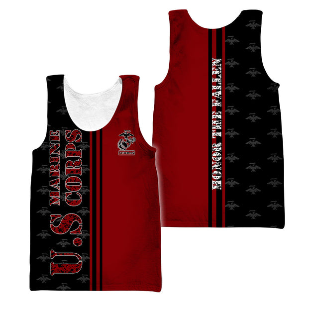 US Marine Corps 3D All Over Printed Unisex Shirts