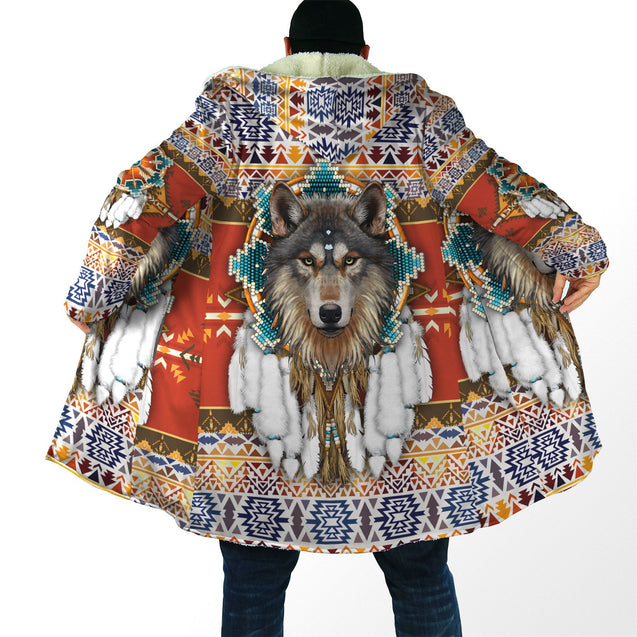 Wolf Native American 3D All Over Printed Unisex Shirts No 12