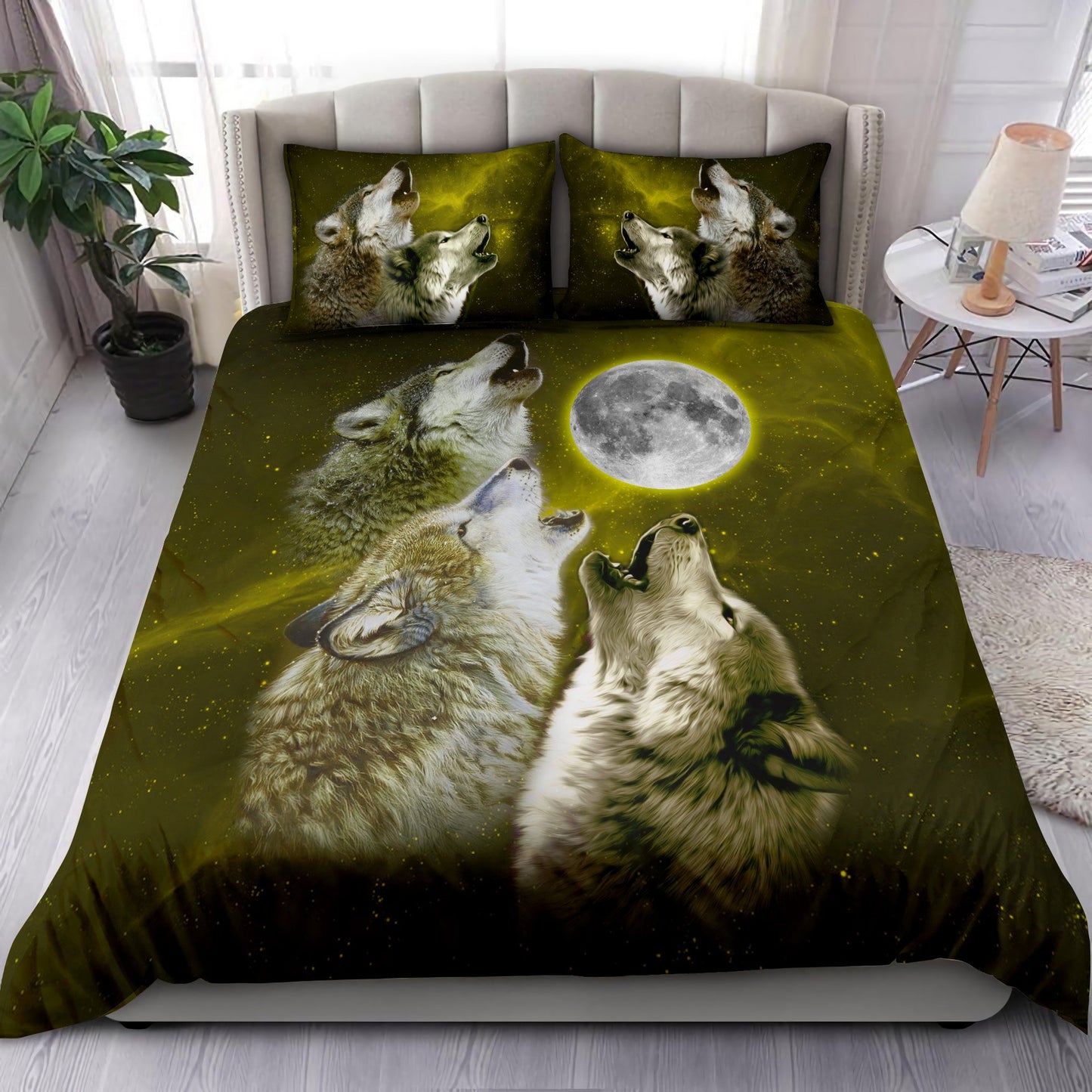 Wolf 3D All Over Printed Bedding Set