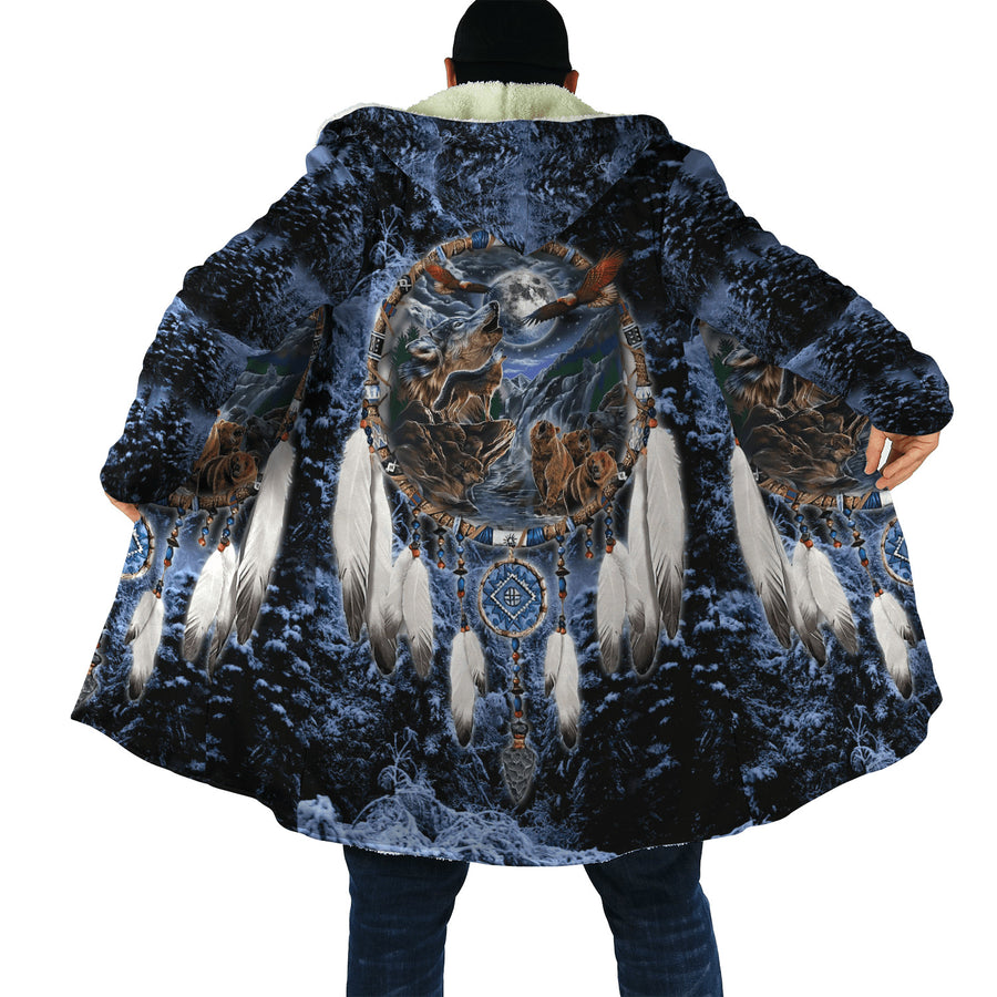 Wolf Native American 3D All Over Printed Unisex Shirts No 01