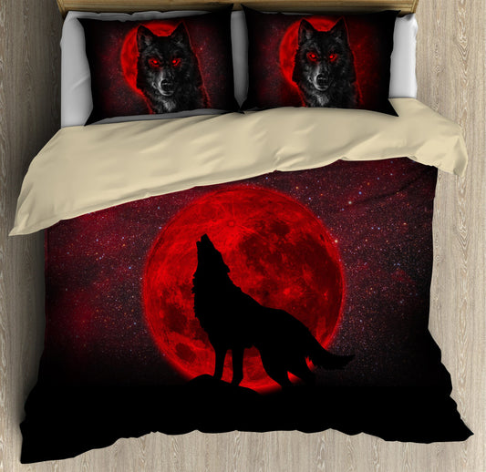 Wolf 3D All Over Printed Bedding Set