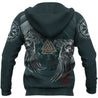 Viking Hoodie Ravens Skull Tattoo HP261210-Apparel-HP Arts-Hoodie-S-Vibe Cosy™