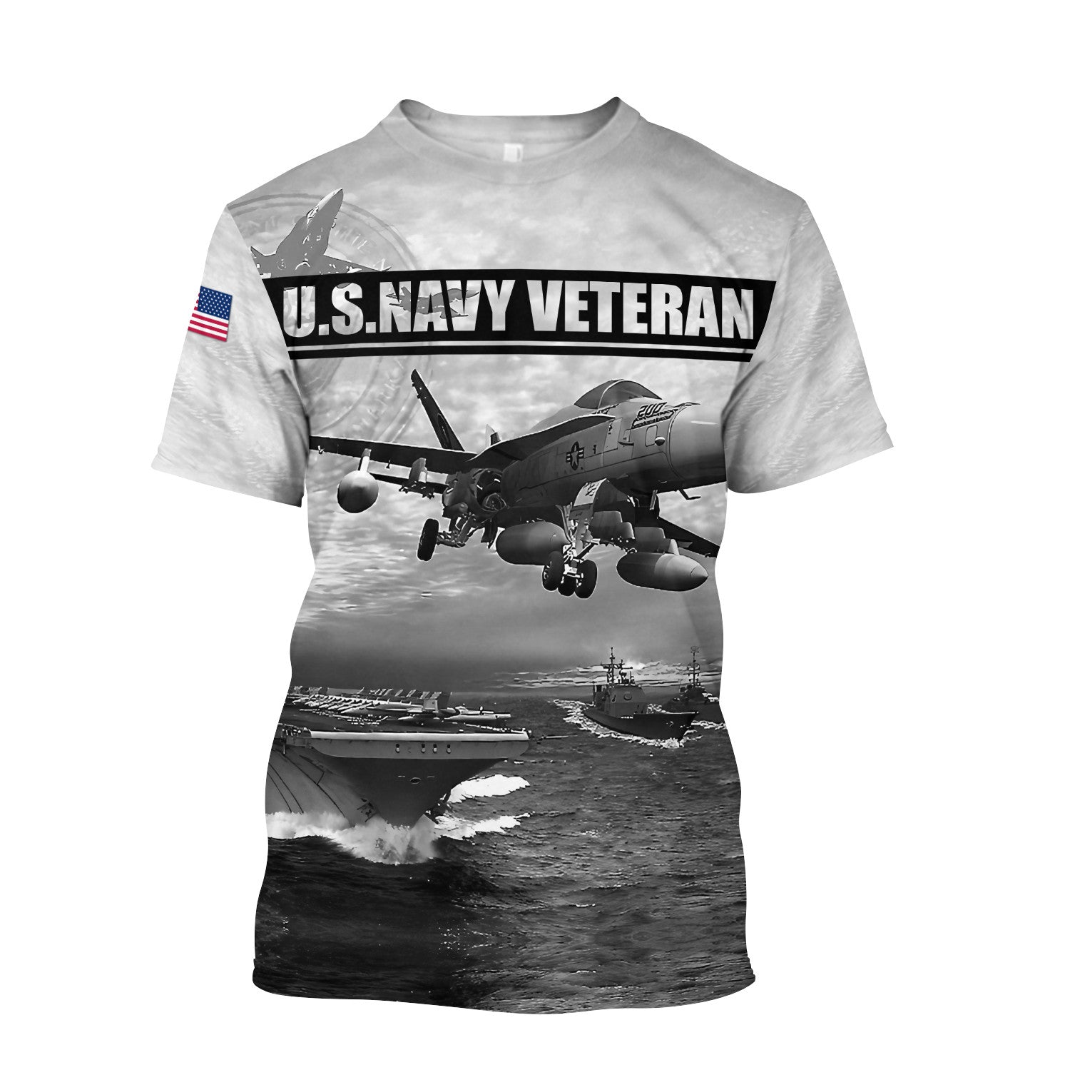 US Navy Veteran 3D All Over Printed Unisex Shirts
