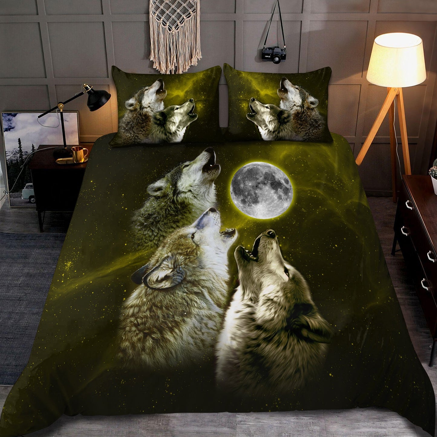 Wolf 3D All Over Printed Bedding Set