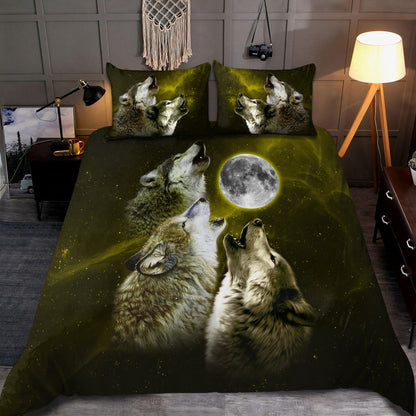 Wolf 3D All Over Printed Bedding Set
