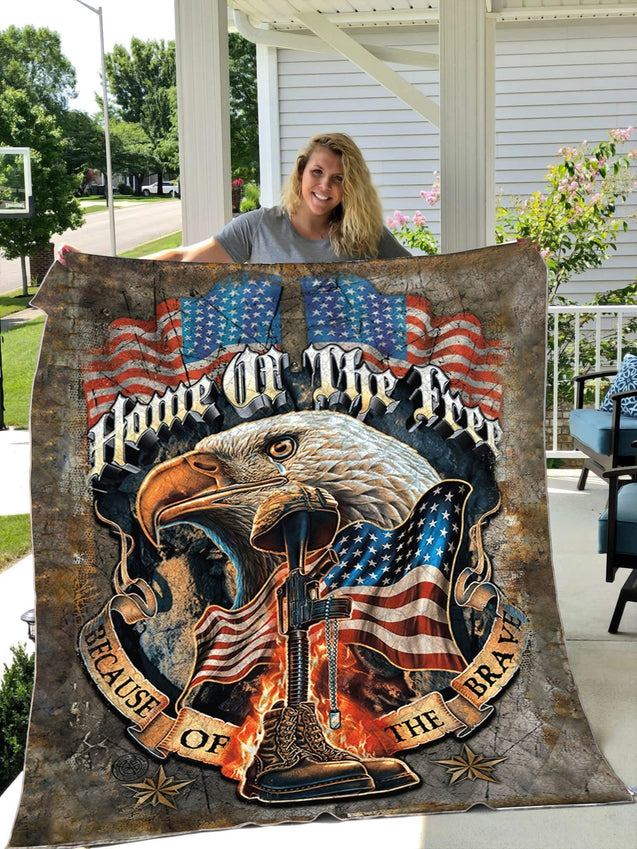 US Army Veteran 3D All Over Printed Quilt