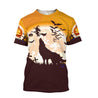 Halloween Wolf 3D All Over Printed Unisex Shirts No 02