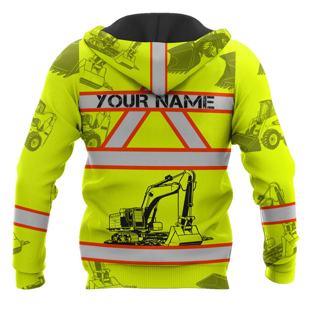 Customize Name Heavy Equipment Operator 3D All Over Printed Unisex Shirt