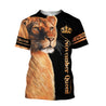 November Lion Queen 3D All Over Printed Shirt for Women