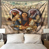 Native American Indigenous 3D All Over Printed Tapestry