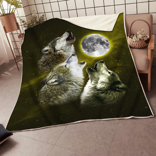 Wolf Soft and Warm Blanket